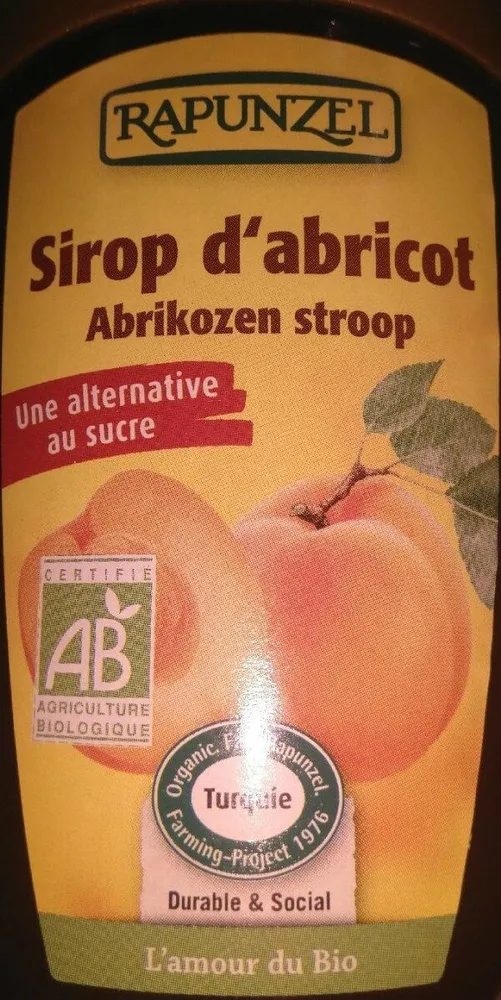Sirop d'abricot