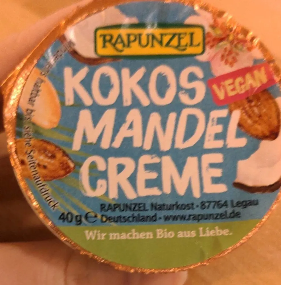 Kokos Mandel creme