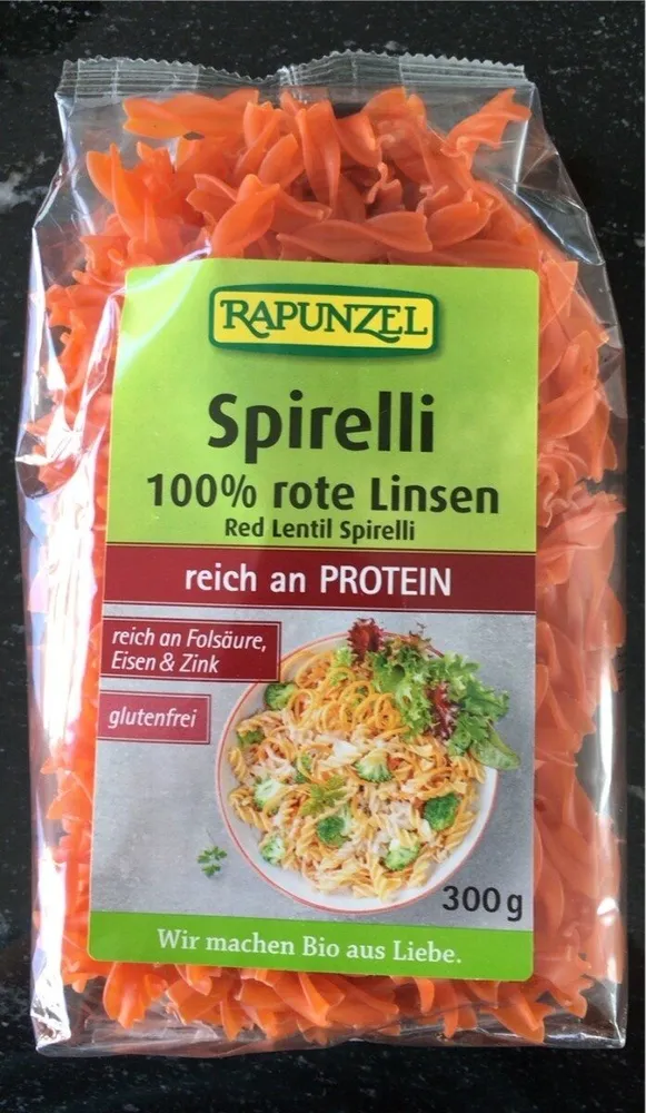 Spirelli 100% rote Linsen