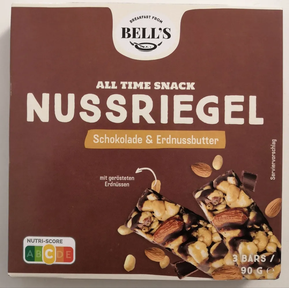 Nussriegel Schokolade & Erdnussbutter