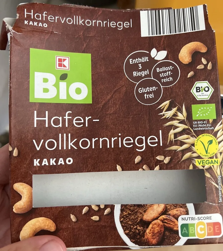 Hafervollkornriegel