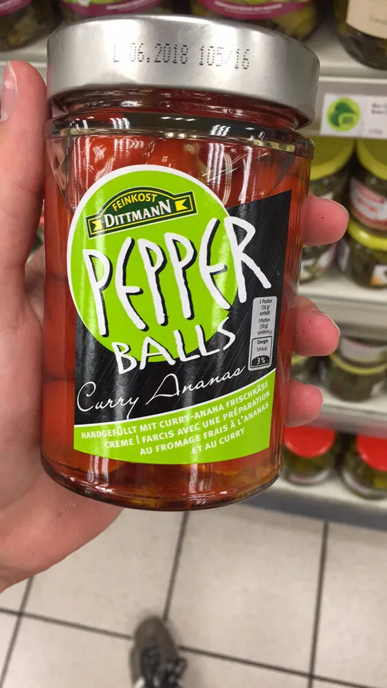 Pepper Balls Curry Ananas