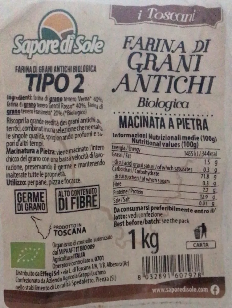 Farina di grani antichi