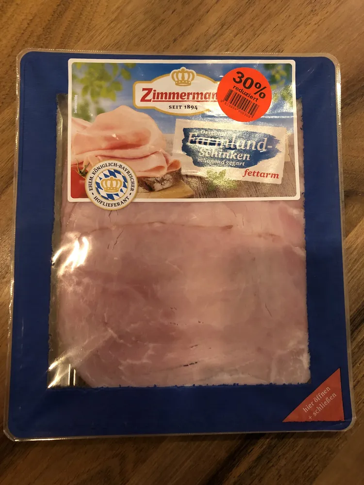 Farmer-Schinken - handgelegt -