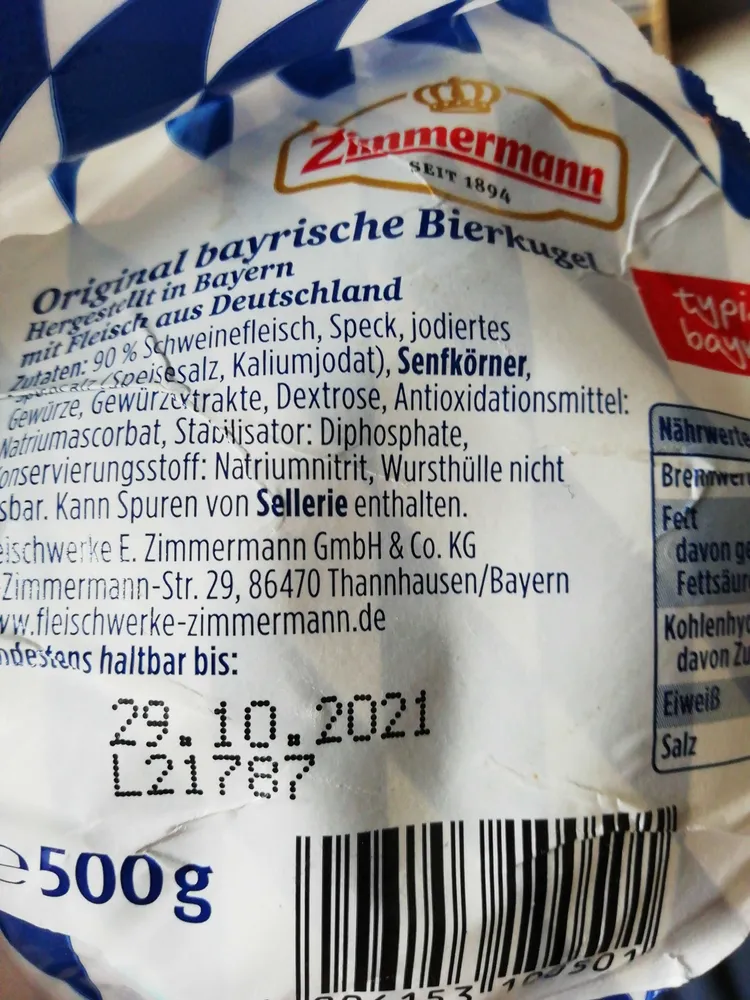 Original bayrische Bierkugel