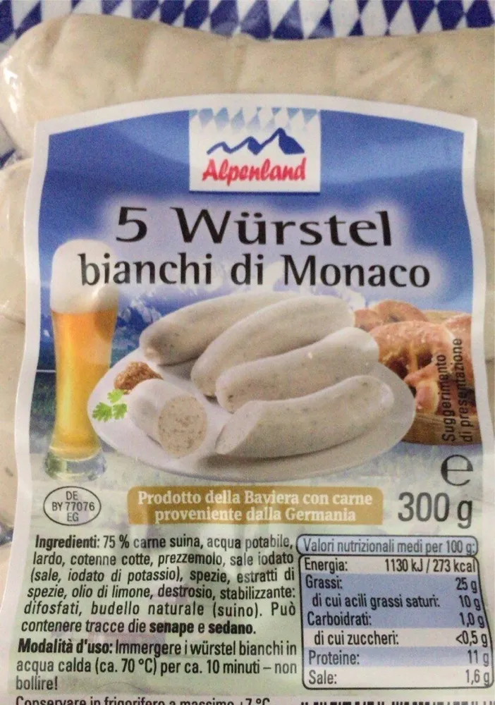 Wurstel Bianco di Monaco