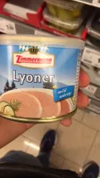 Zimmermann lyoner légèrement épicé
