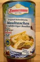 Maultaschen in tafelfertiger Bouillon