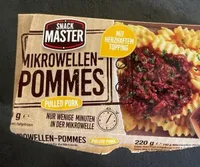Mikrowellen Pommes Pulled Pork