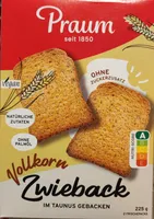 Vollkorn Zwieback