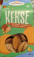Sommer Kekse mit Kastanien, Mandeln & Bourbon-Vanille 4006182005631 Dinkelgebäck mit Kastanien und Mandeln