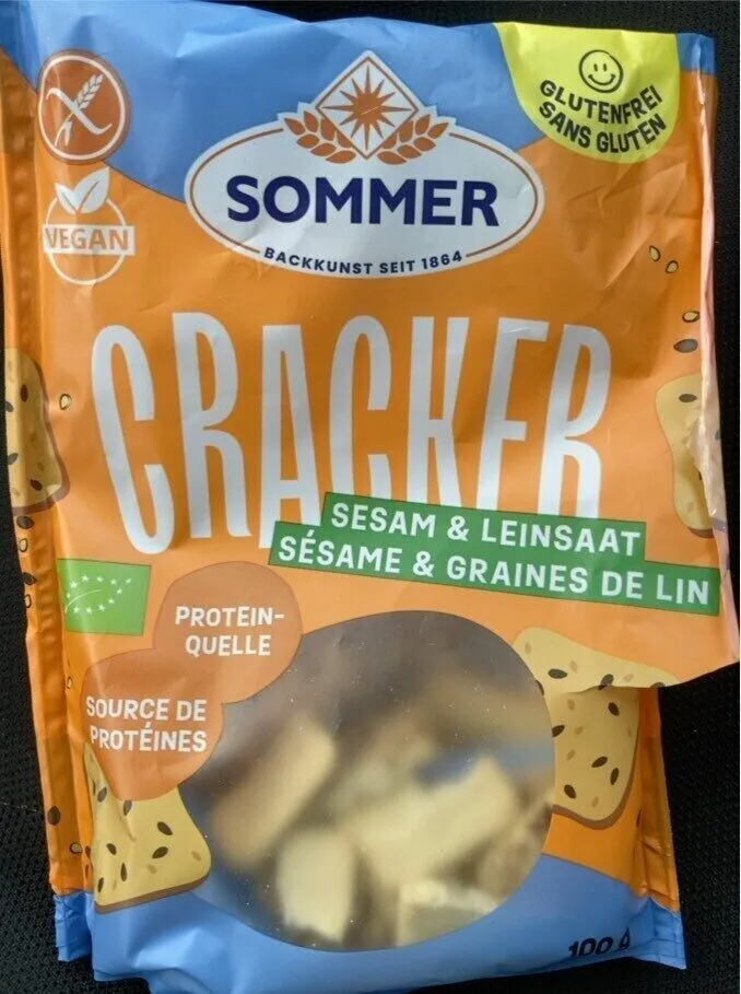 Cracker sésame et lin