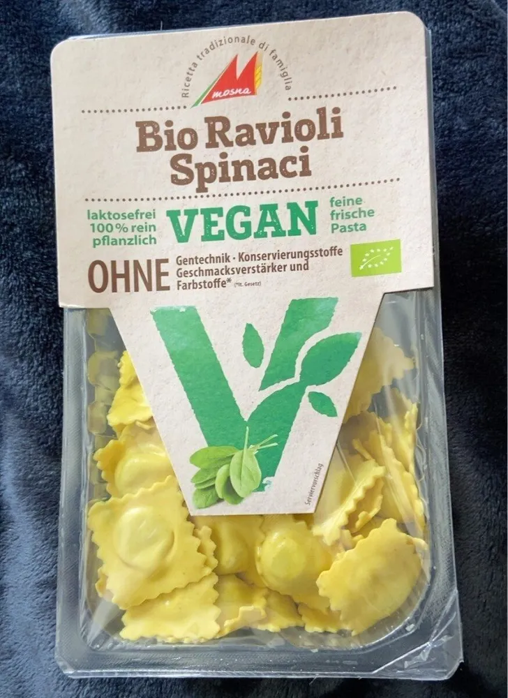 Bio Ravioli Spinaci