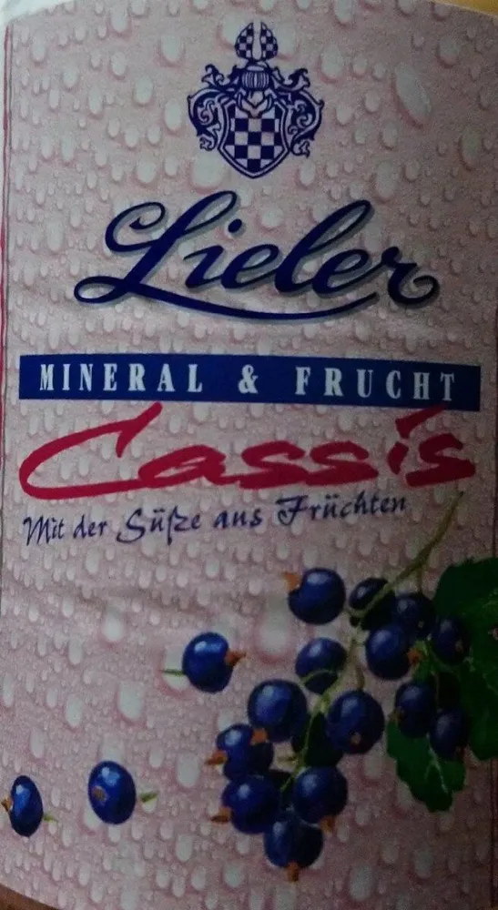 Lieler Mineral und Frucht Cassis