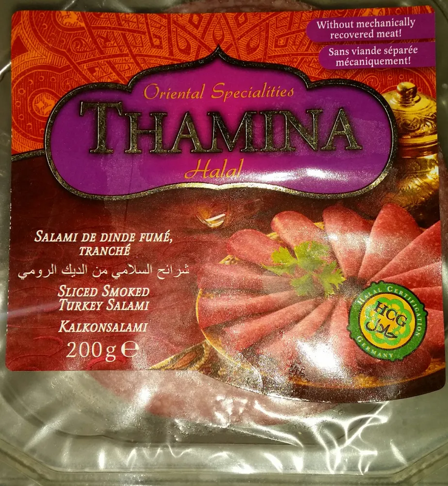 Salami de dinde Thamina Halal