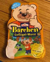 Bärchen Geflügel-Wurst Scheiben