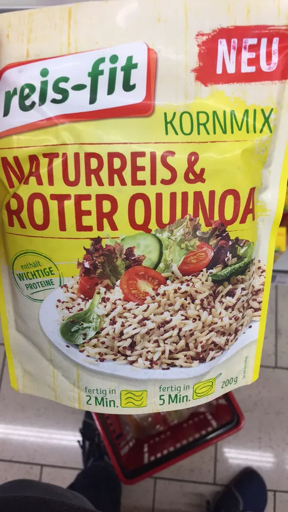 Mélange de riz nature et quinoa rouge