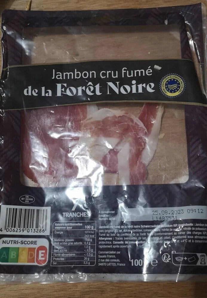 Jambon cru fumé