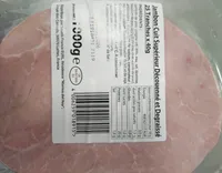 Jambon cuit supérieur découenné et dégraissé 25 tranches x 40g