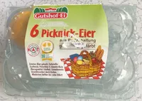 Picknick-Eier hartgekocht