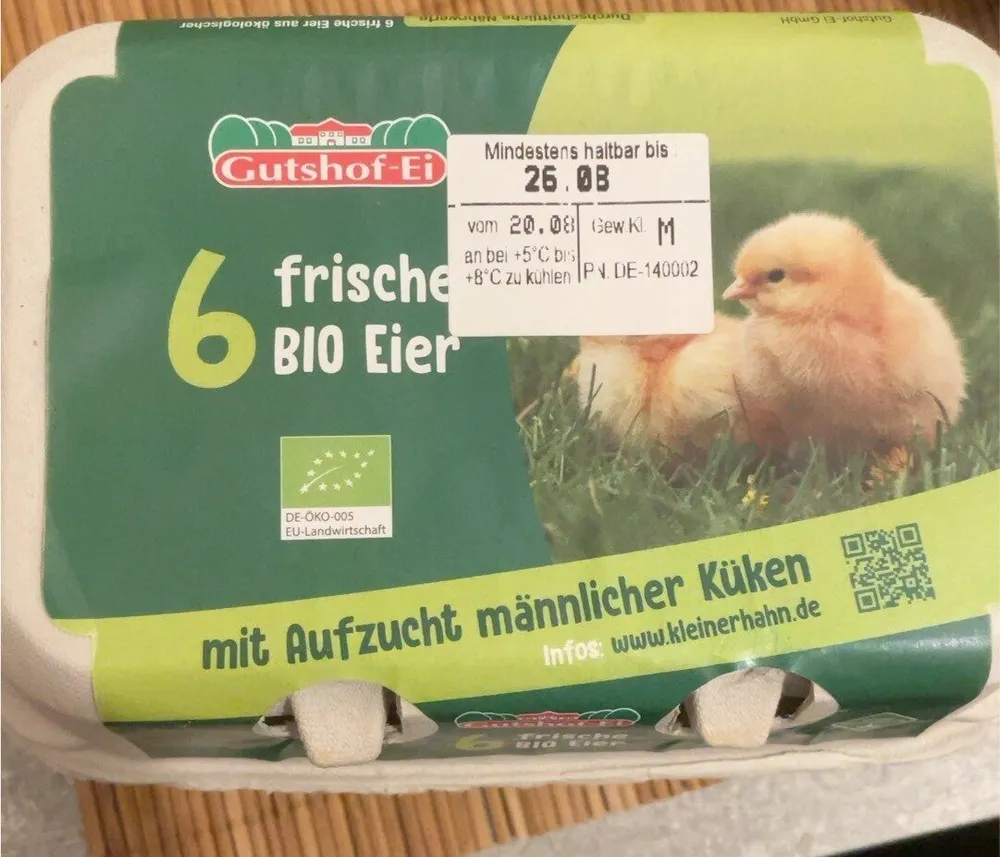 Frische bio eier