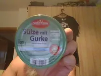 Sülze mit gurkenstückchen