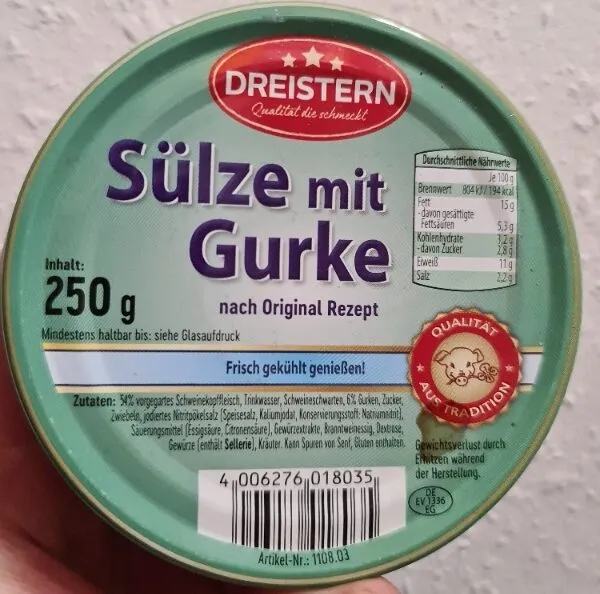 Sülze mit Gurke