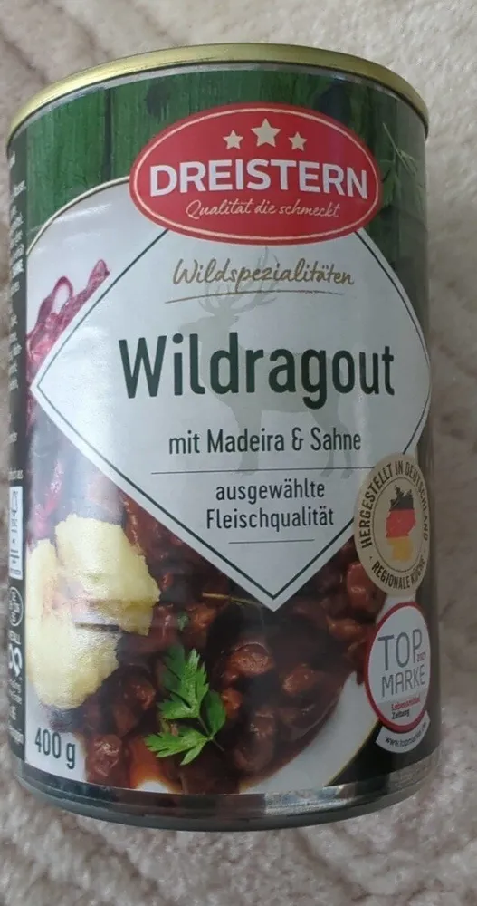 Wildragout mit Madeira & Sahne