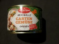 Meatballs Gartengemüse Chicken