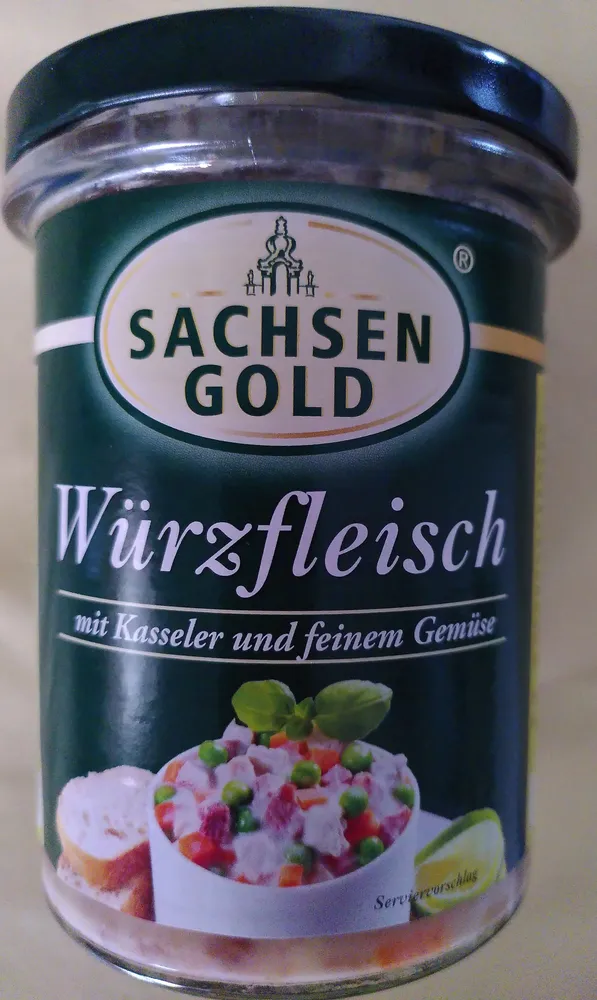Würzfleisch mit Kasseler und feinem Gemüse
