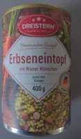 Erbseneintopf mit Wiener Würstchen