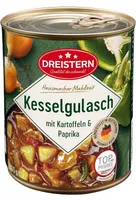 Kesselgulasch mit Kartoffeln und Paprika
