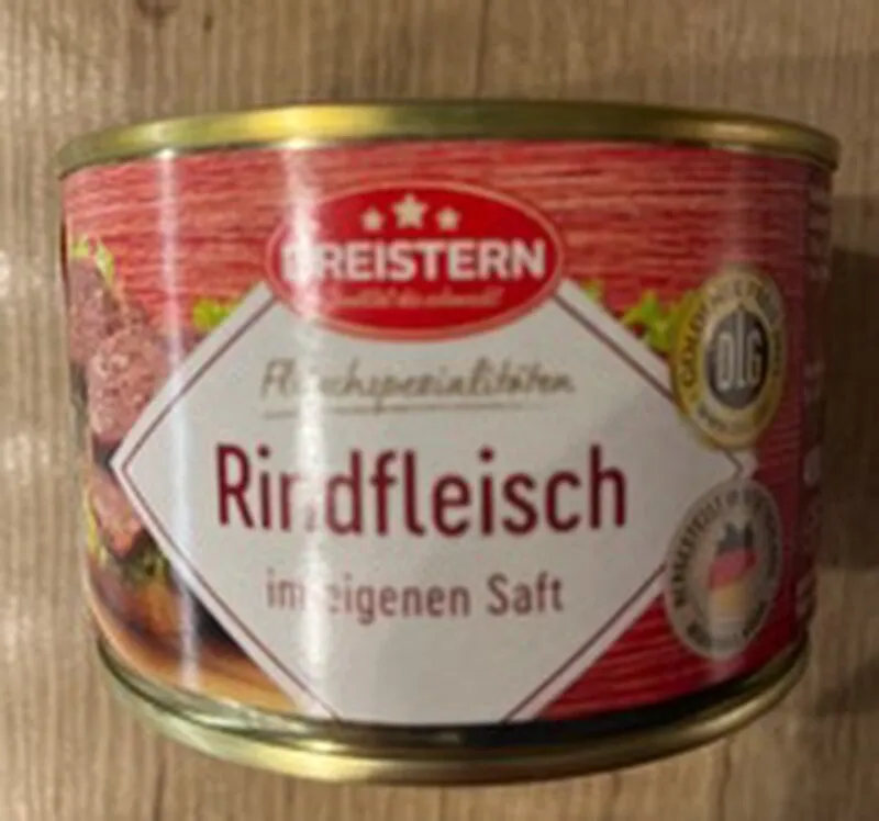 Rindfleisch mit Schweineschwarten