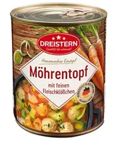 Hausmacher Möhreneintopf mit feinen Fleischklößchen