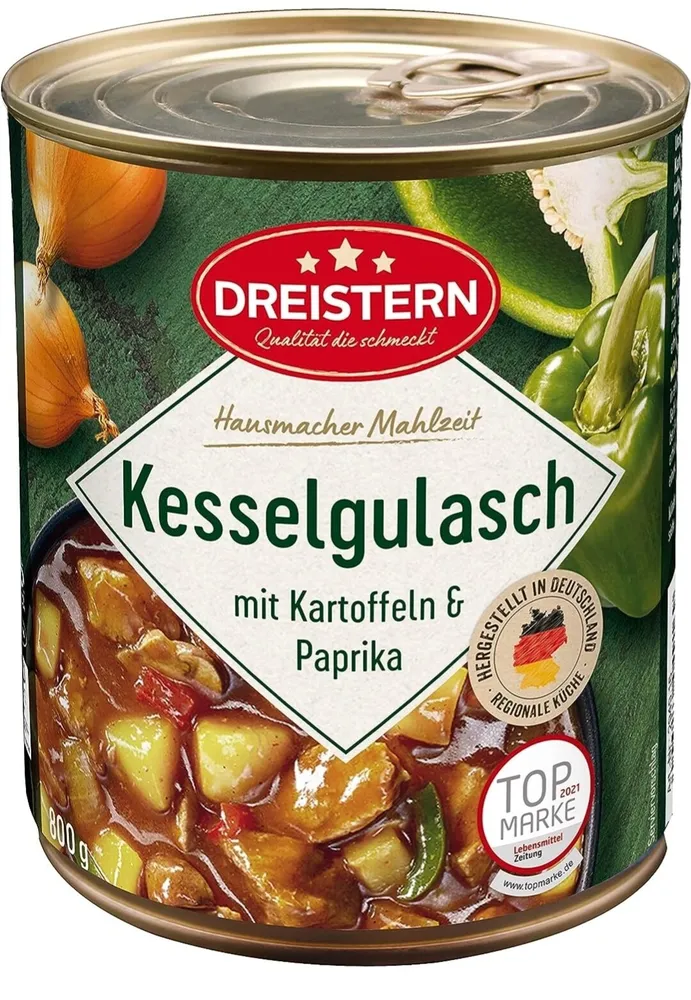 Kesselgulasch mit Kartoffeln & Paprika