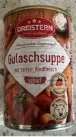 Gulaschsuppe, scharf mit zartem Rindfleisch