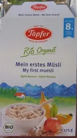 Mon premier muesli