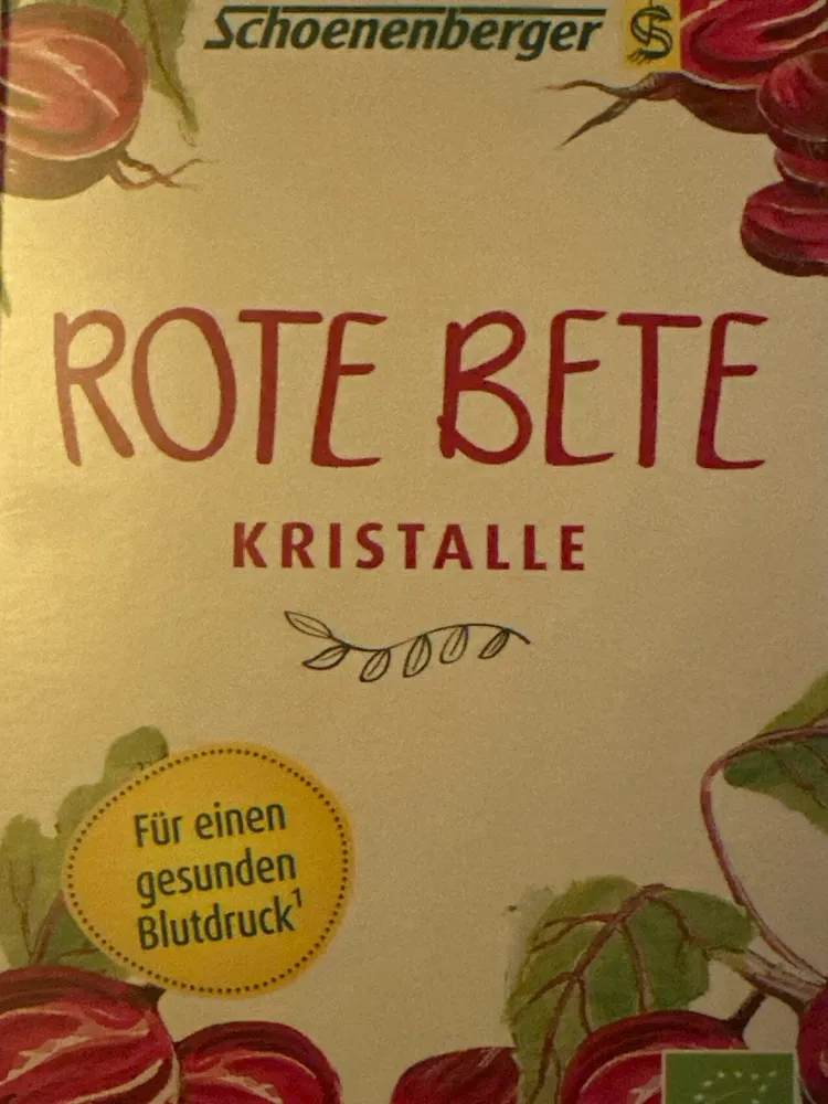 Rote Bete Kristalle