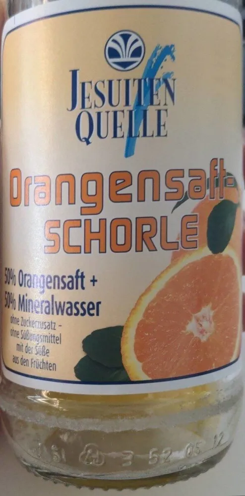 Orangensaft Schorle