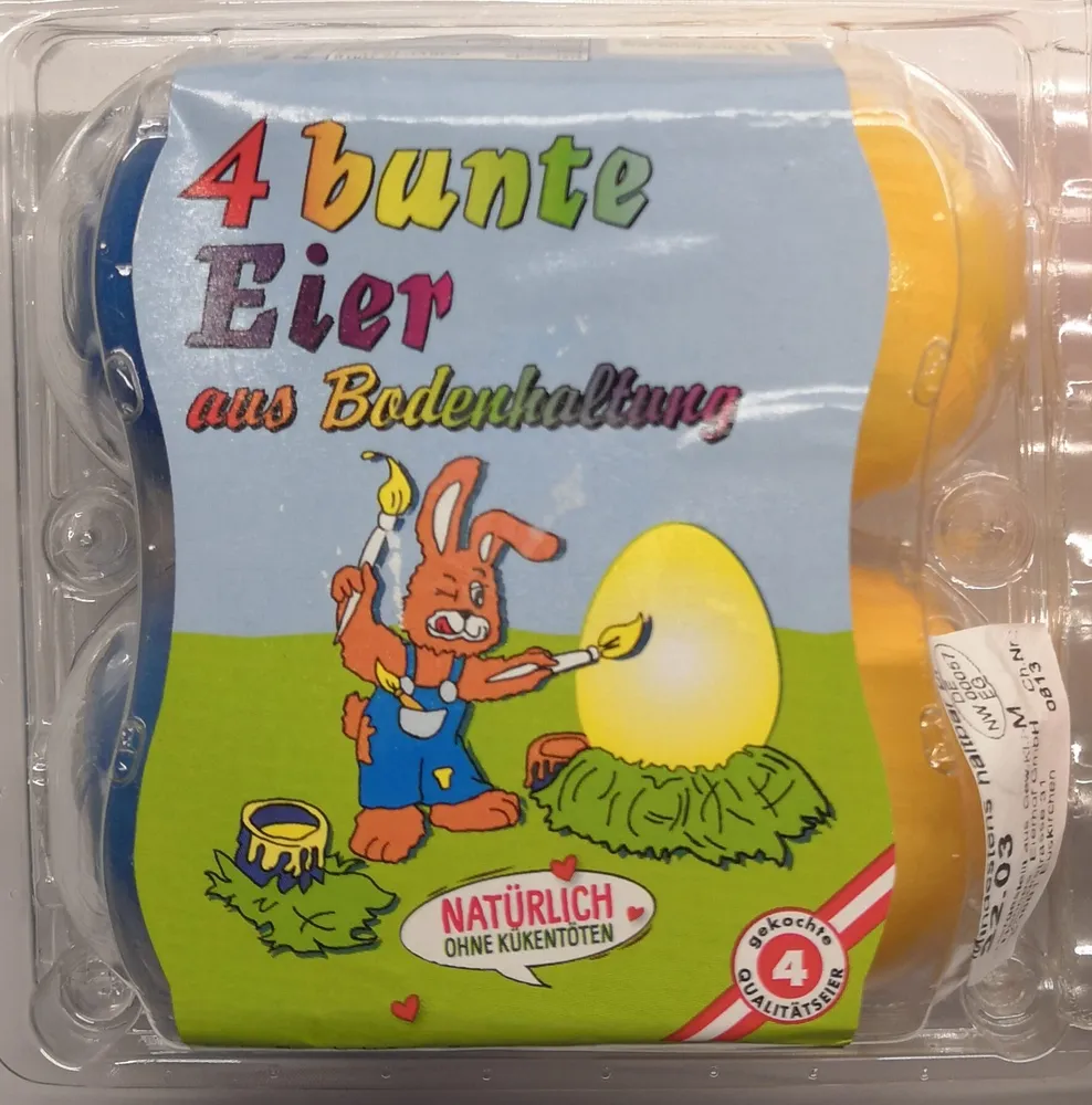 4 bunte Eier