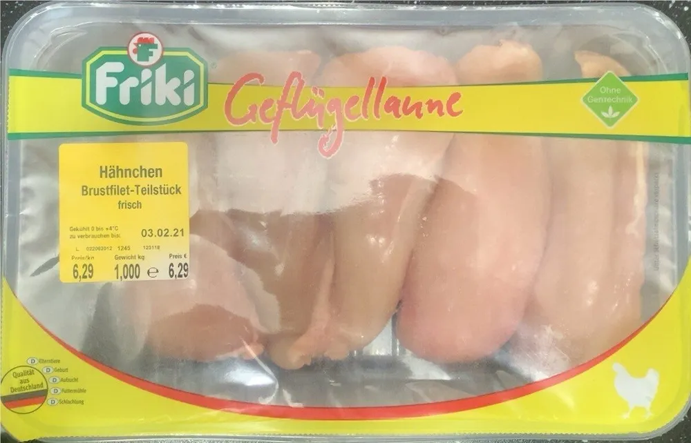 Hähnchen Brustfilet-Teilstück