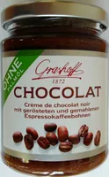 Chocolat mit Espressokaffeebohnen