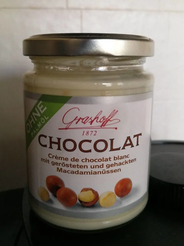Grashoff Chocolat Blanc & Macadamia 250G