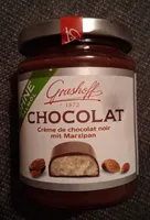 Dunkle Schokoladencreme - mit Marzipan und gerösteten Mandeln