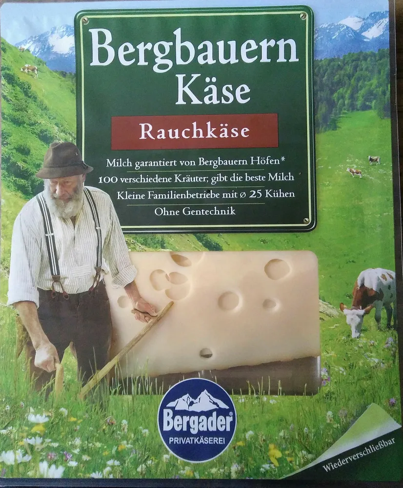 Bergbauern Käse Rauchkäse