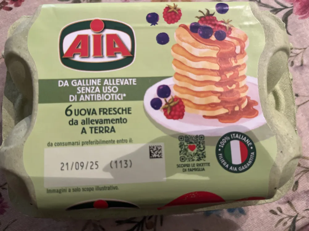 6 UOVA FRESCHE da allevamento A TERRA