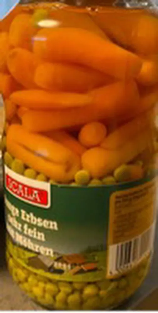 Erbsen und Möhren