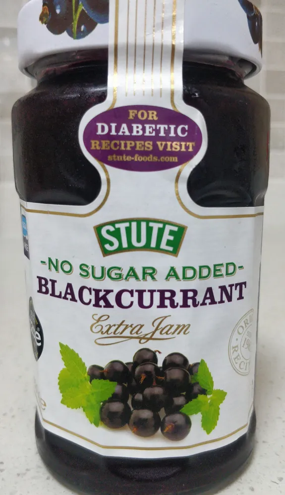 Blackcurrant Extra Jam with Sweetener