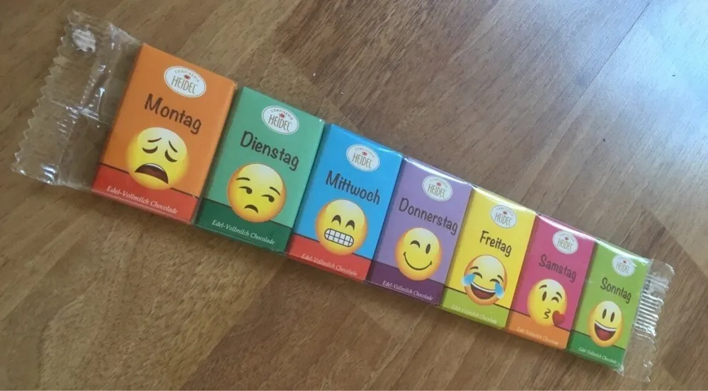 Heidel Confiserie Smilie Täfelchen