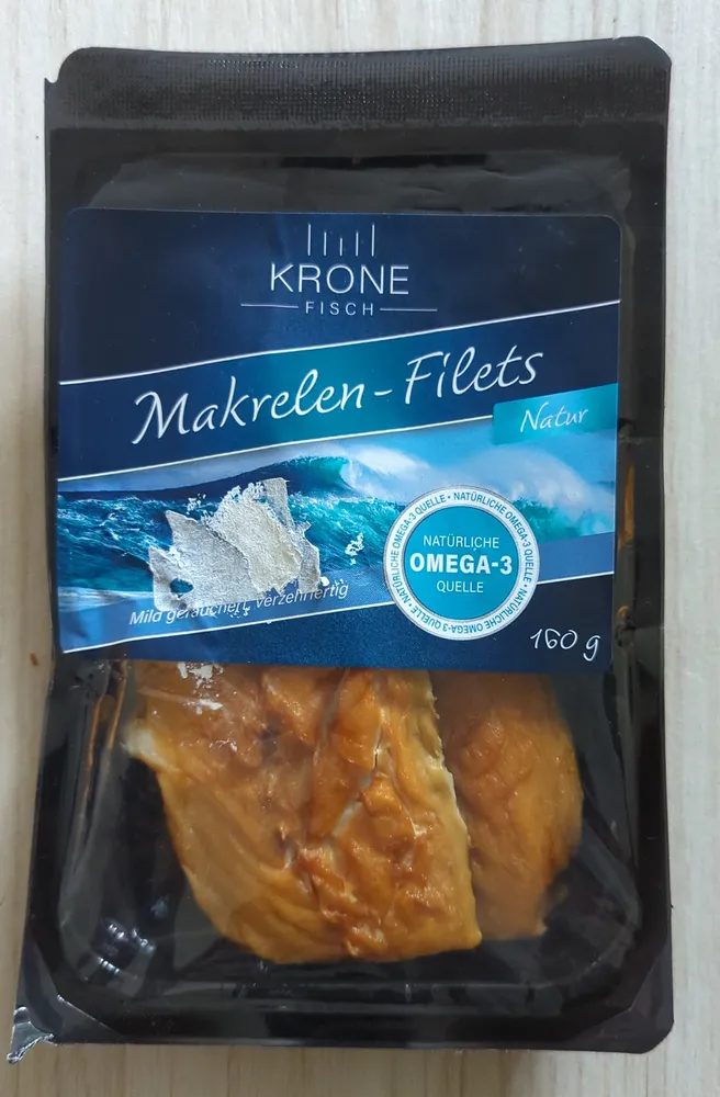 Makrelen-Filets, heißgeräuchert, mit Haut